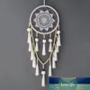Macrame Wall Hanging Dream Catcher Large Natural Hairball (perline con nappa)
