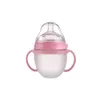 Mamadeira Baby Bottle Green 250ml (8oz) الوردي 150 مل (5 أوقية) حليب الطفل تغذية زجاجة مع مقبض زجاجة الأطفال LJ200831