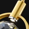 2021 Nordic Alle Kupfer Kristall Anhänger für Kronleuchter Kreative Led Esszimmer Schlafzimmer Dekorative Hängende lampe