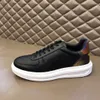 Casual Shoes Platform Shoes Top Leather Lace-Up Colorful Black White 2 Colors For Men Women Size 38-44