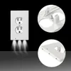 High Quality Durable Convenient Outlet Cover Duplex Wall Plate LED Night Light Cover Ambient Light Sensor For Hallway Bedroom