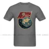 Sputnik 1 T-Shirt Männer-Stolz-T-Shirt Russland-T-Shirt Retro Design Männer Tees CCCP Tops Druck C C C P Flag UdSSR Schwarz Street 1118 Kühle