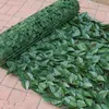 50X100CM Décoration De Jardin Plante Artificielle Feuille Clôture Rouleau De Criblage UV Fade Protégé Vie Privée Mur Vert Aménagement Paysager Pelouse De Ivy