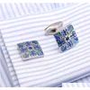 Cuff Links Crystal Criffis de cristal d'origine