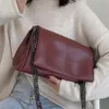 Casual Chain Crossbody Bags for Women 2021 Fashion New High Quality Pu Leather Women's Designer Handbag Shoulder Messenger Bag Q1206