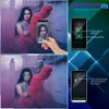 Bluetooth APP Programmierbare DIY PO Vollfarbige Animation Leuchtender LED-Text Men039s Maske Anzeigetafel Halloween Party Weihnachten3766932