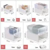 Accessories Packaging Organizers Drawer Large Storage Box Clothes Blanket Transparent Plastic Home Quilt Closet Wardrobe Lj200812