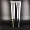 300pcs 20ml/g High Class Empty Silver Eye Cream Storage Tube, Cosmetic Soft Hose Containers,Squeeze Skin Care Tube