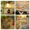 DIY Doll House Wooden Doll Houses Miniature Dollhouse Furniture Kit Toys for Children Gift Time Travel Doll Houses A-016 LJ201126