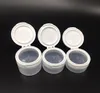 4Oz 120G/ML Refillable White Plastic Empty Makeup Jar Pot with Inner &Flip Lid Travel Face Cream/Lotion/Cosmetic Storage Container PP SN1817