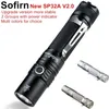 Sofirn SP32A V2.0 Potente torcia a LED 18650 Torcia ad alta potenza 1300lm Cree XPL2 2 gruppi con indicatore di rampa 220110