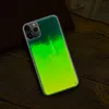 Capa de telefone líquida luminosa neon areia brilho para iphone 12 pro max sublimação glitter capa de telefone para iphone 11678xxr7207662
