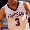 Vin Fordham Basketball Jersey NCAA College 1 Chuba Ohams 13 Antwon Portley 30 Onyi Eyisi 4 Erten Gazi 20 Ivan Raut 2 Jalen Cobb 4 Paschall