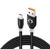 Olesit OD5.0 chargeur rapide câble Micro USB données usb-c à type-c câble PD 1.5M 3M 10FT pour Samsung Huawei