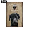 2021 Dog Rules Funny Designed Bulldog Beagle Great Dane Metal Sign Tin Poster Home Decor Living room Store Bar Wall Art Painting 20*30 CM