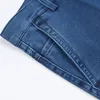 Plus Size 30-42 Men Quality Denim Fabric Jeans Homme High Waist Stretch Straight Solid Pants Male Classic Leisure Trousers 201128