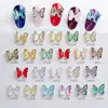 Tamax Nar004 22 Stijlen 3D Kleurrijke Big Butterfly Charm Ornamenten Nail Art Steentjes Decoraties Pixie DIY Nails Crystal Accessoires