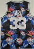 Floral Basketball Jersey Penny Hardaway Dwyane Wade Allen Iverson Lebron James Stephen Curry Alonzo Mourning Larry Bird Team Color