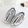 Slippers Winter Warm Women Home Ladies Fashion Slide Striped Plaid House Flat Shoes Female Big 35-43 One Size1