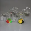 45 ° ve 90 ° 14mm eklem kül yakalayıcılarla yeni nargile cam kül yakalayıcı kaseler cam dab teçhizat bong ashcatcher silikon kabı