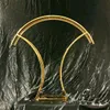 Decoration gold tall metal arch wedding table centerpieces flower arrangements stand centerpiece bridal shower decorations party tables centerpieces