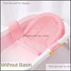 Baby Shower Bath Tub Pad Non-Slip Bathtub Seat Support Mat Newborn Safety Security Cushion Foldable Soft Pillow Drop Delivery 2021 Other Fee