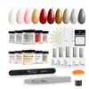 Nail Glitter Dip Powder Starter Kit van 4/10 Kleur voor Franse Manicure Art Set Essential No nodig UV-lamp Dipping