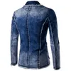 Blazer Hombre Spring Fashion Blazer Loose Masculino Trend Jeans Suit Jean Jacket Uomo Casual Giacca di jeans Suit Uomo 201104
