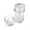 Opslagflessen potten 20 stks / partij 30ml als duidelijke transparantie bodemvulstok deodorant container twist up tube 1oz