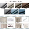 Plaid 100% Blackout Curtain For Living Room Darpe Faux Linen Curtains for Bedroom Rideaux Window Customized Cortina LJ201224