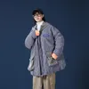 Piumino da uomo Parka Retro Giacca di velluto a coste Uomo Patchwork a contrasto con cappuccio Coppia casual Cerniera addensata Kurtka Zimowa Cappotto invernale DE50MMF Phin2