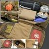 65L Taktiska militära utomhus axlar Paket Vattentät Nylon Ryggsäck Trekking Klättring Högkapacitet Resväska X167a 220216