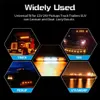 24 LED Car Truck Emergency Beacon Light 12-24V Auto Flashing Side Marker Bars Strobe Warning Lights Universal