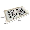 Party Favor Puck Game Fast Sling Wooden Durable Air Hockey Board Game Toy Parent-child Interactive Games Chess Toys WLY BH4596