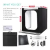 60*60*60cm LED Photo Studio Folding Photo Tent Portable Lightbox 24 inch Softbox Light Box for Product Toy Photography Shoot LJ200923