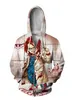 2022 Halloween Horror Movie Chucky 3D Print Causal Clothing Nya Mode Män / Kvinnor Zipper Hoodies / Tröjor / T-shirt / väst / Shorts / Byxor