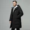 Novo jaqueta branca homens inverno grosso quente choroso parka casaco casaco sobretudo mens moda pato para baixo windbreaker sólido 201223