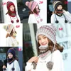 Hiver européen et américain Sports de plein air Chapeau tricoté résistant au froid Chapeau de laine épaisse Chapeau d'hiver pour femme Garder au chaud Chapeau Party Favor DB299