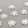300pcs / pack Noël hiver arc-en-couleur tissu flocon de neige confettis décoration de Noël 25mm flocons de neige FDH Y201020