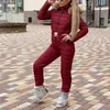 Skianzüge Winter Mit Kapuze Overalls Parka Plus Größe Gepolsterte Warme Schärpen Ski Anzug Gerade Zipper Ein Stück Frauen Casual Trainingsanzüge1