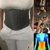 CXZD Women Neoprene Shaperwear Waist Trainer girdles slimming belt Waist Cincher Vest Tummy Belly Body Shaper fajas Colombianas 210402