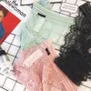 Högkvalitativ elegans Kvinnor Spets Underkläder Gren Bomullstrosor Transparenta ihåliga trosor Sexsnöre Sexiga underkläder