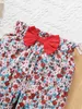 Baby Floral Bow Fore Paper Bake Bak Taилия Брюки она