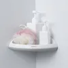 ONEUP Badezimmer-Aufbewahrungs-Eckregal, stanzfreie dreieckige Regale, Halter, Dusche, Shampoo, Küchenregal-Halter, Badezimmer-Zubehör LJ201204