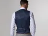Handsome Light Grey Formal Män Waistcoat Slim Passar Fashion Groom Västar Casual Work Business Vest No: 88