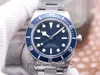 Fifty Automatic Eight Eight 39mm A2824 ZF Mens Watch Blue Dail White Markersステンレス鋼ブレスレットPTTD 79030エディションPuretime N209G