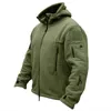 Trench da uomo Inverno Uomo Giacca tattica in pile termico 2021 Moda all'aperto Sport Cappotto con cappuccio Uomo Solido Escursionismo Giacche militari all'aperto