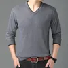 Winter Autumn Casual Knit Sweater Men V Neck Slim Thin Pullover Men Long Sleeved Knitwear Man High Quality