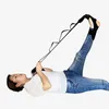 Cintura per allungamento Yoga Traspirante Body Building Allacciatura alla caviglia Corda per cinturino Nero Flessibilità per adulti Flessibilità Zona di estensione Forniture sportive 7jq M2