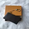 Cartera de cuero para llaves de diseñador para mujer, monedero para mujer, carteras pequeñas para mujer, 4 colores de lujo, cartera clásica para mujer